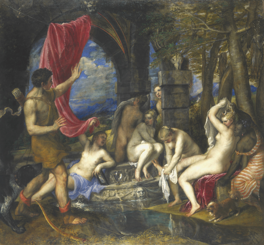 Titian, Diana and Actaeon. Photo © The National Gallery, London. 