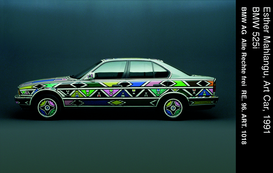 Esther Malangu, Art Car, BMW 525i