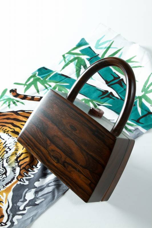 Music Box Inspired Wooden Handbags by Kumanodo