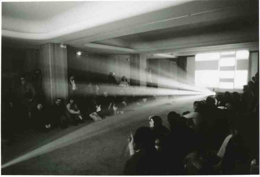 Lis Rhodes, Light Music, Paris 1975. © Lis Rhodes