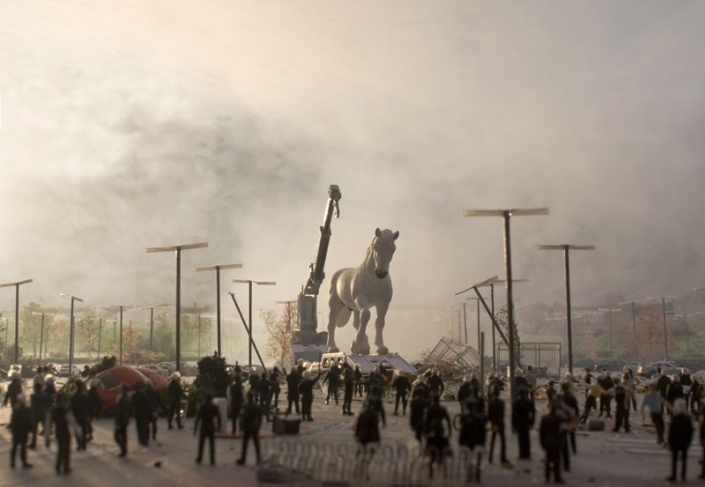 Nicholas Cobb, Untitled - from The Car Park Series. Courtesy Whitechapel Gallery.