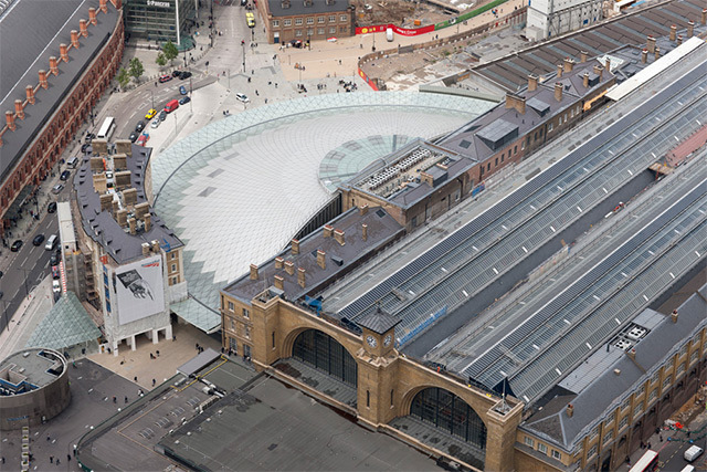 The new Western concourse at King's Cross station