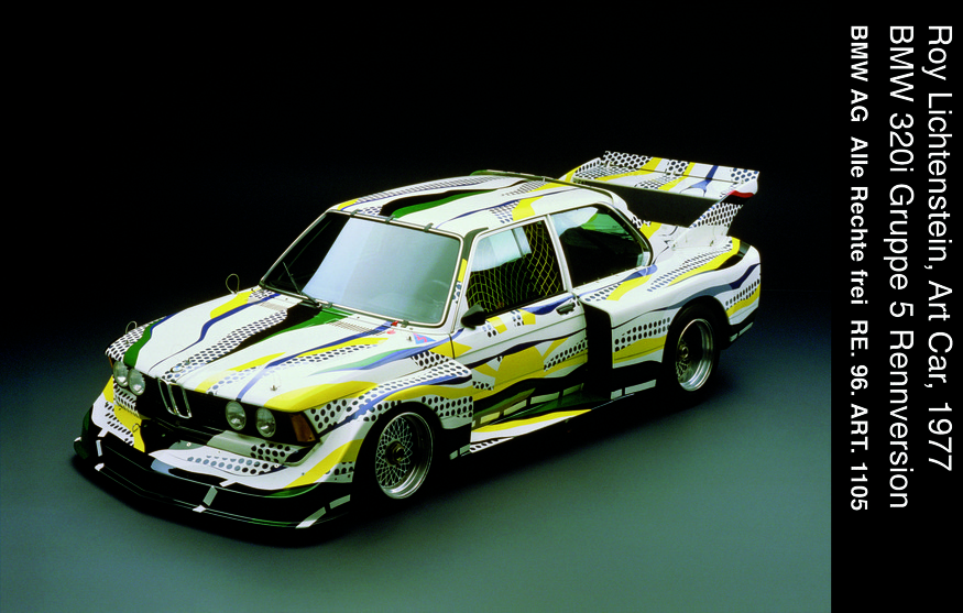 Roy Lichtenstein, Art Car, BMW 320i Gruppe 5 Rennversion.