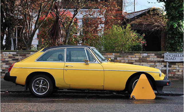 Yellow MG by Mike King