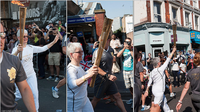 The Torch comes to Shepherds Bush by Patrick Rosalba