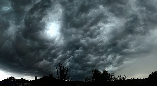 Yesterday's thunderstorm