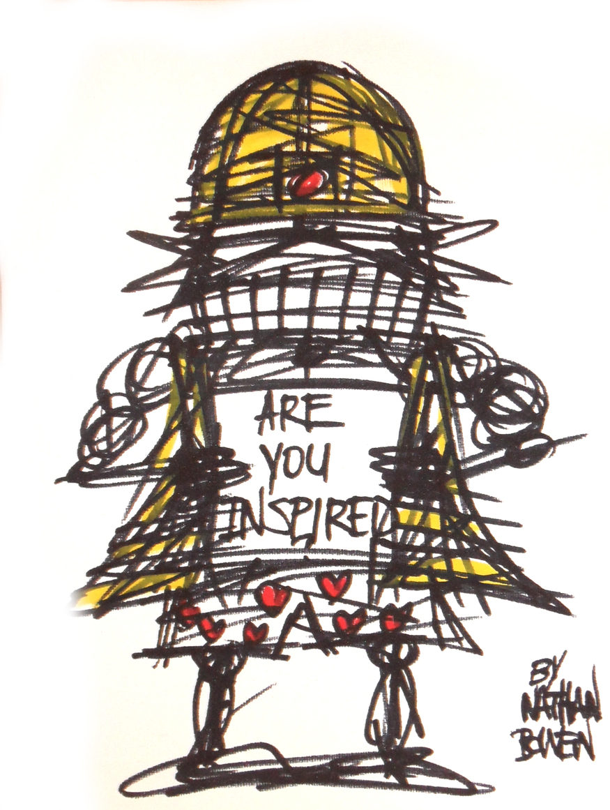 Nathan Bowen, Demon Builder 'Are You Inspired'. Courtesy Curious Duke.