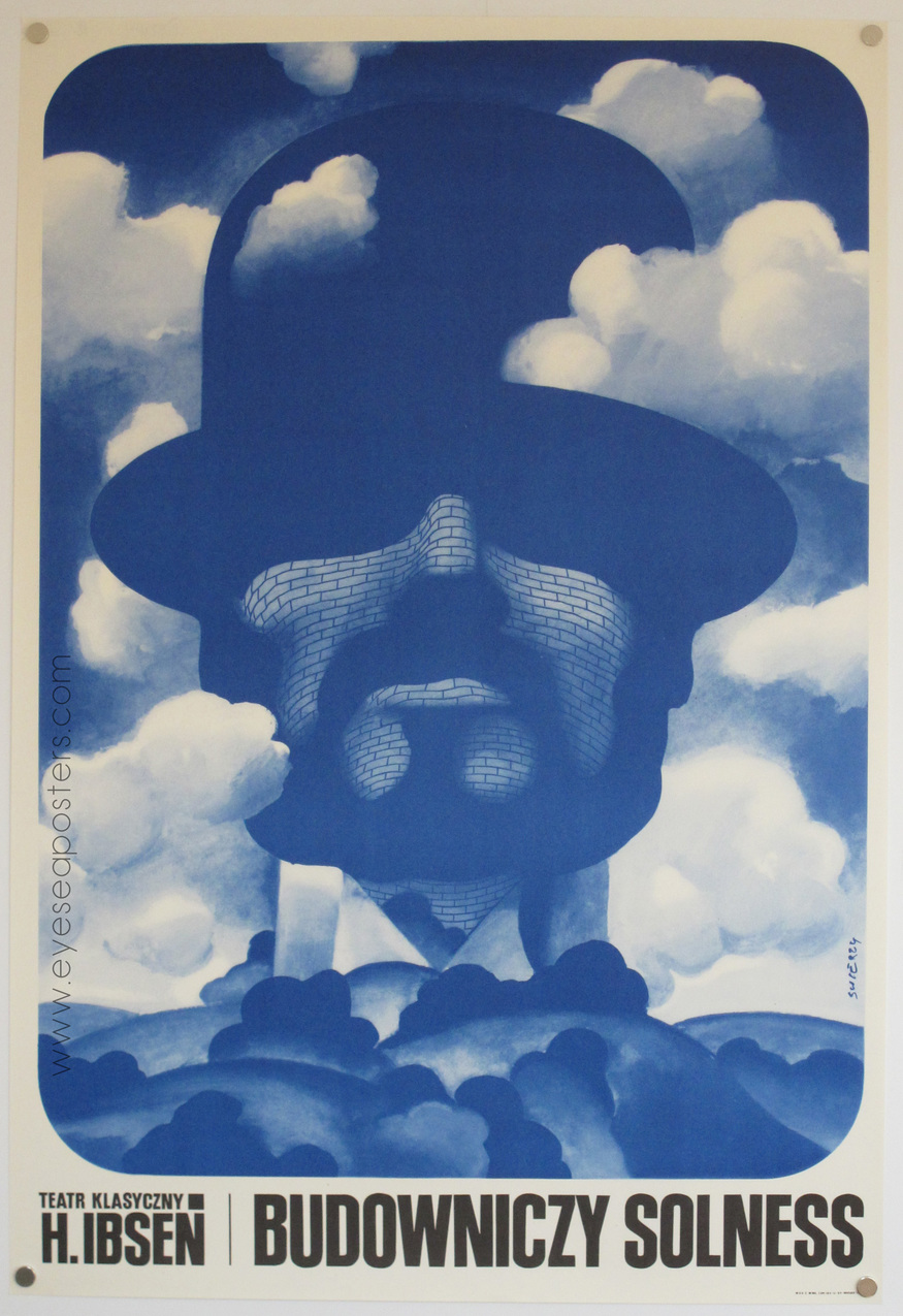 'Budowniczy Solness' by Waldemar Swierzy 1971. Courtesy Eye Sea Posters