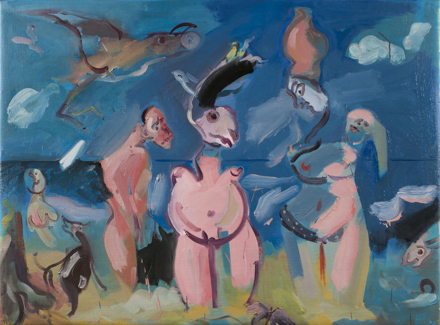 Franics West, Mediterranee IV, Birth of Venus. Courtesy The Piper Gallery