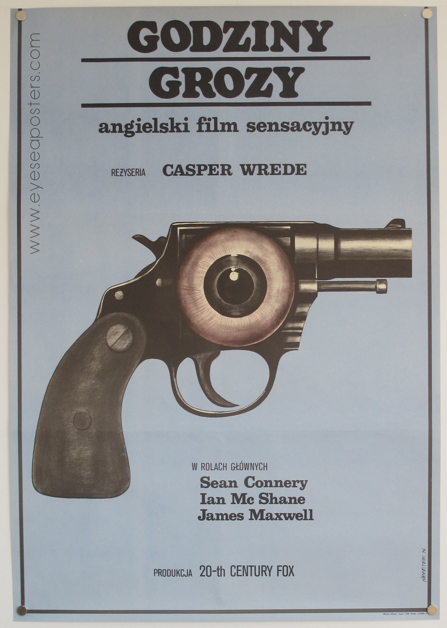 'Godziny Grozy' by Krzysztof Nasfeter 1975. Courtesy Eye Sea Posters