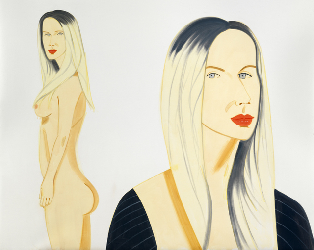 Alex Katz ʻChrisʼ. © Alex Katz/Licensed by VAGA, New York, NY. Courtesy, Timothy Taylor Gallery, London