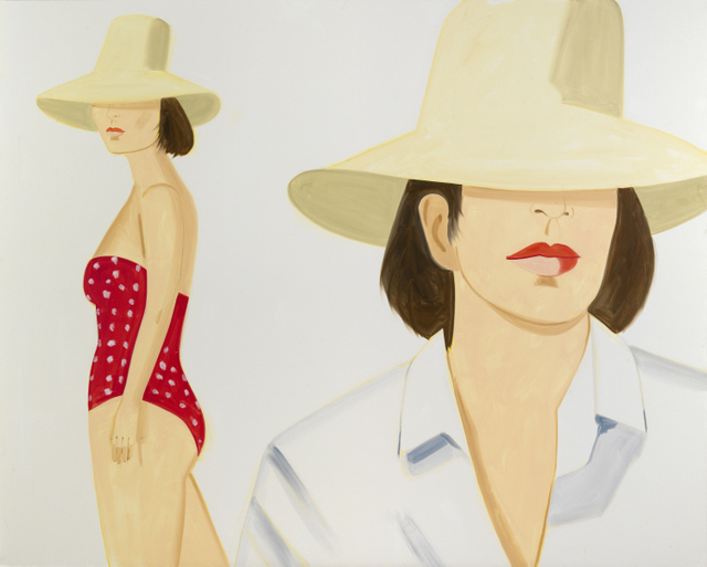 Alex Katz ʻVivienʼ. © Alex Katz/Licensed by VAGA, New York, NY. Courtesy, Timothy Taylor Gallery, London