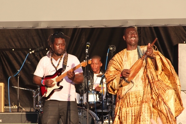 Malian ngoni virtuoso Bassekou Kouyate gets into the spirit