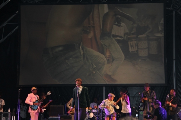 Congolese band Baloji with accompanying film