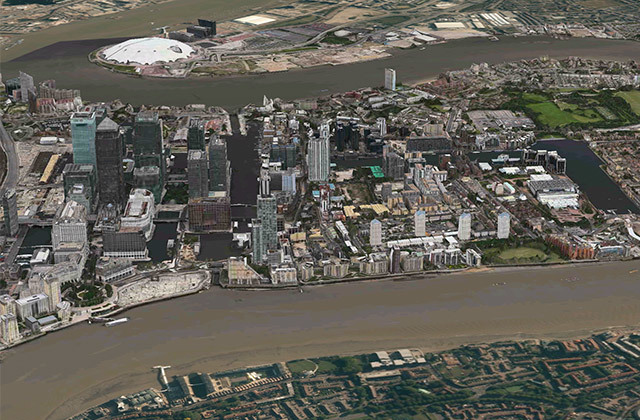 The Isle of Dogs and Greenwich Peninsula