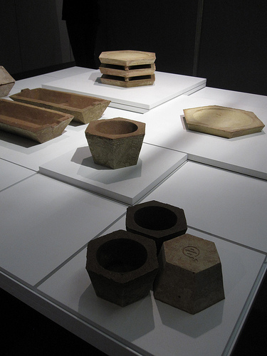 More Londony briliance: Harry Trimble and Oscar-Medley Whitfield's Wharfware, using Thames river clay