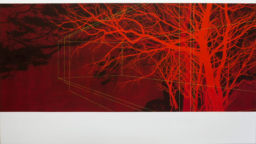 Andrew Mackenzie, Crimson Reservoir, 2012. Courtesy Sarah Myerscough.