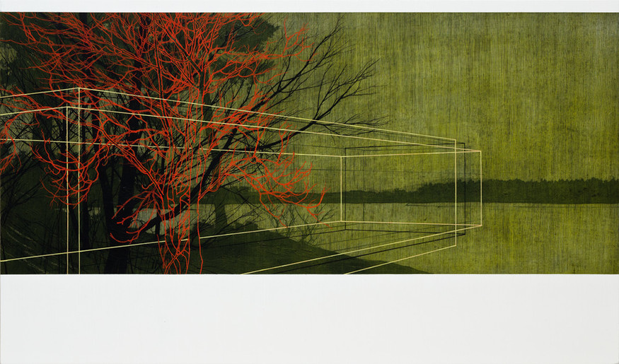 Andrew Mackenzie, Reservoir (Green), 2012. Courtesy Sarah Myerscough.