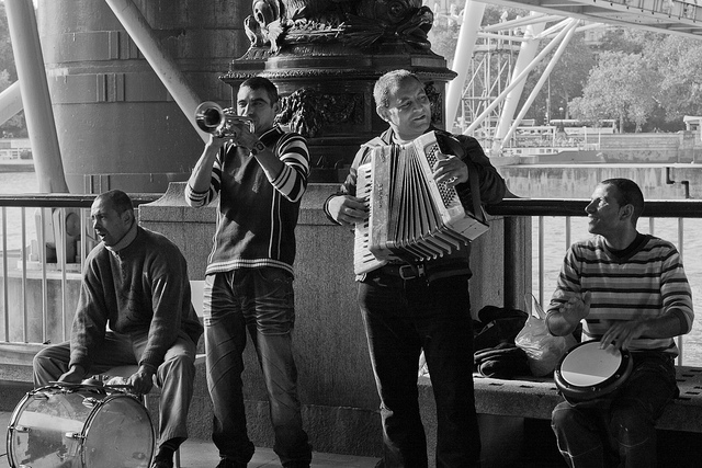 Anyone who regularly visits Southbank Centre knows the ear-piercing sound of this band, by xciv