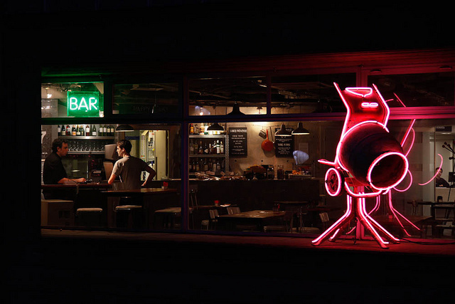 Hayward Gallery bar, by Sven Loach