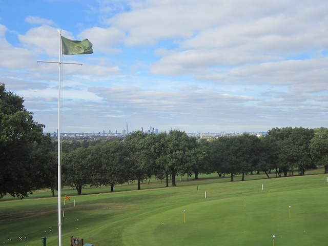 View from the golf course.