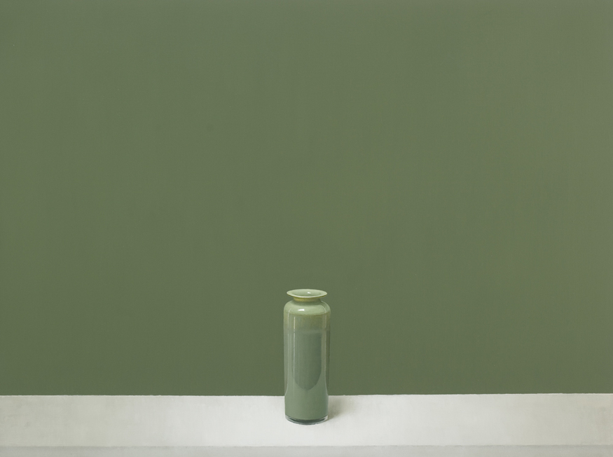 Paul Riley, Green Column. Courtesy Sarah Myerscough