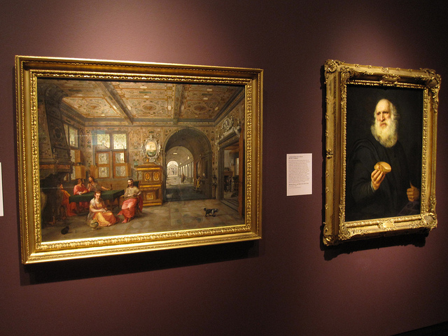 Some of the boy Prince's art collection