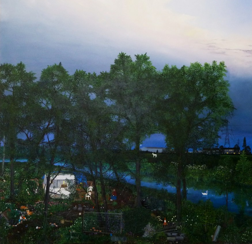 Emma Hwaorth, Hideaway. Image courtesy of Rebecca Hossack Art Gallery.