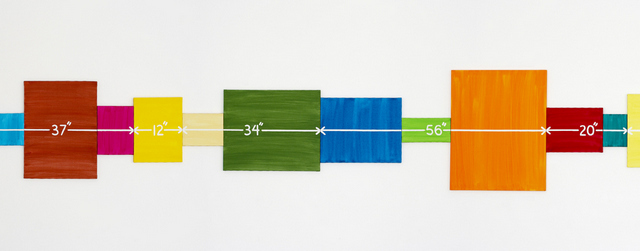 Mel Bochner Event Horizon, 1998 (detail) Courtesy Peter Freeman Inc., New York © Mel Bochner
