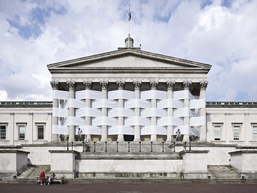 Nicolas Feldmeyer, Woven Portico - photo by Nick Rochowski. Courtesy Saatchi Gallery
