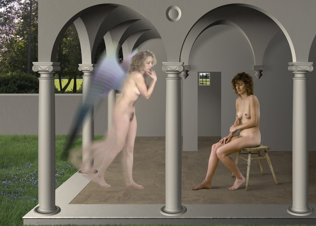 Digital Montage, Fuji/Oce LightJet on Canvas  120 x 168 cm