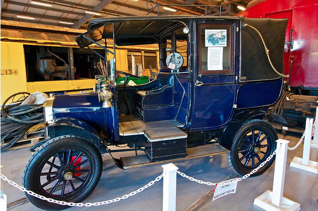 A 100 year old celebrity taxi