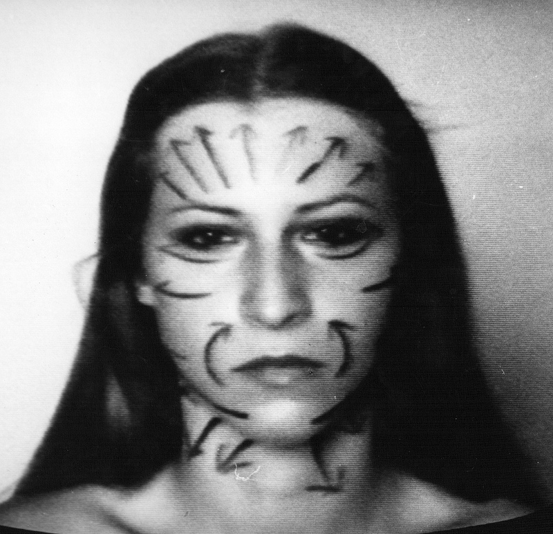 Sanja Iveković, Instructions No.1, 1976, still from video, black &amp; white, sound, 6'3''. Image courtesy of the artist.