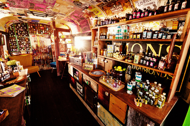 Bus interior. Image courtesy Gorilla Perfumes.