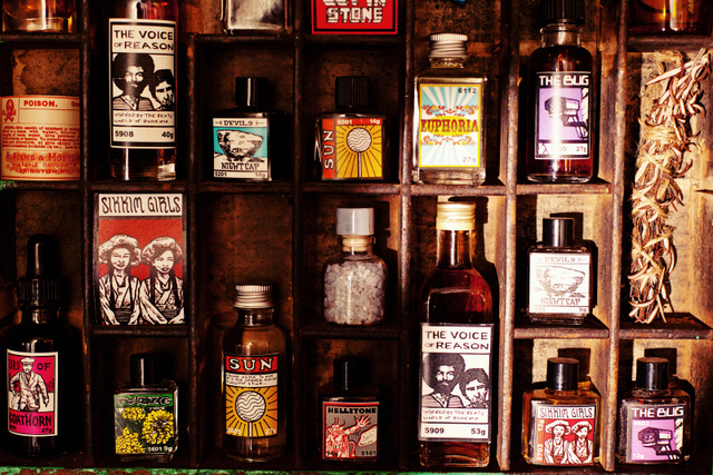 Bus shelf. Image courtesy Gorilla Perfumes.