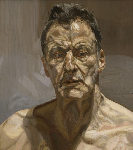 Reflection (Self-portrait), 1985. Private Collection, Ireland © The Lucian Freud Archive. Photo: Courtesy Lucian Freud Archive