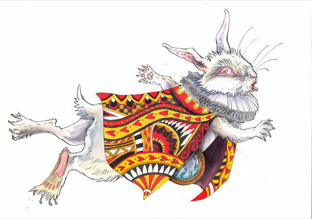 White Rabbit, Curiouser and Curiouser. Image courtesy Abi Moulder