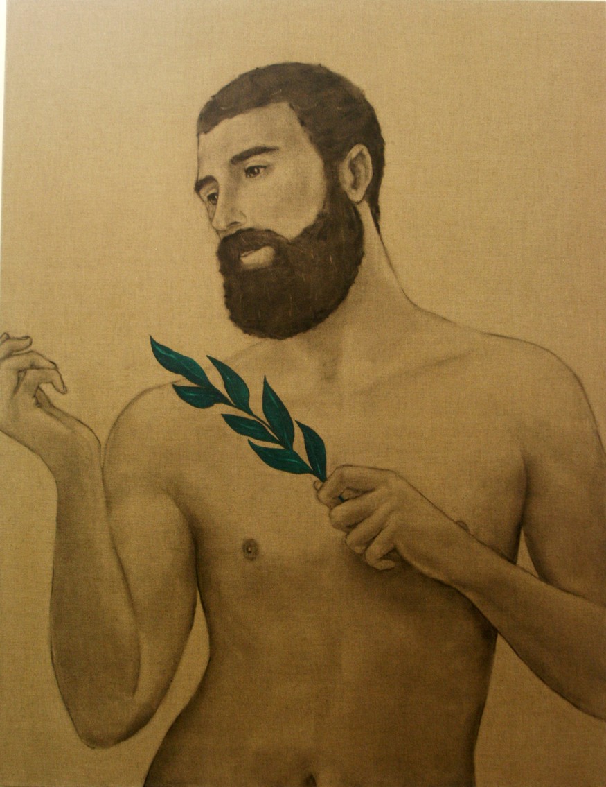 Matthew Tom, Disciple with Leaf. Image courtesy ArtEco.