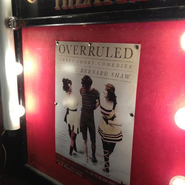 Theatre Review: Overruled @ The Old Red Lion Islington