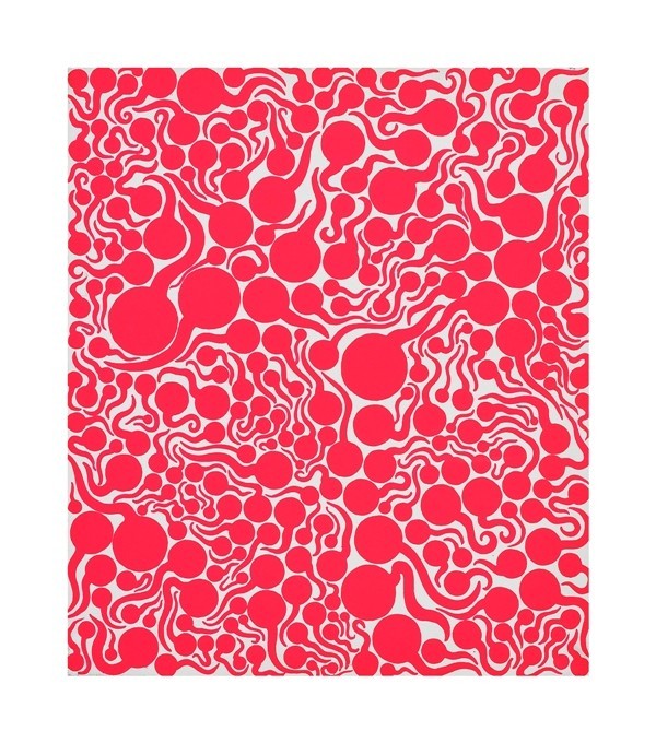 Yayoi Kusama (1929 -) Flames, 1990. Image courtesy Opera Gallery.