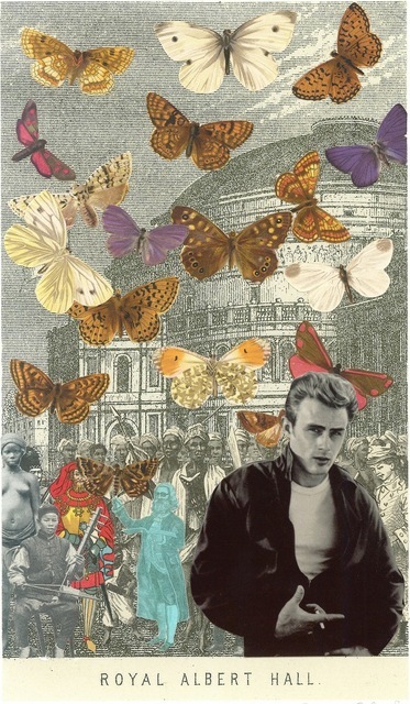Peter Blake, James Dean at the Royal Albert Hall. Courtesy Paul Stolper