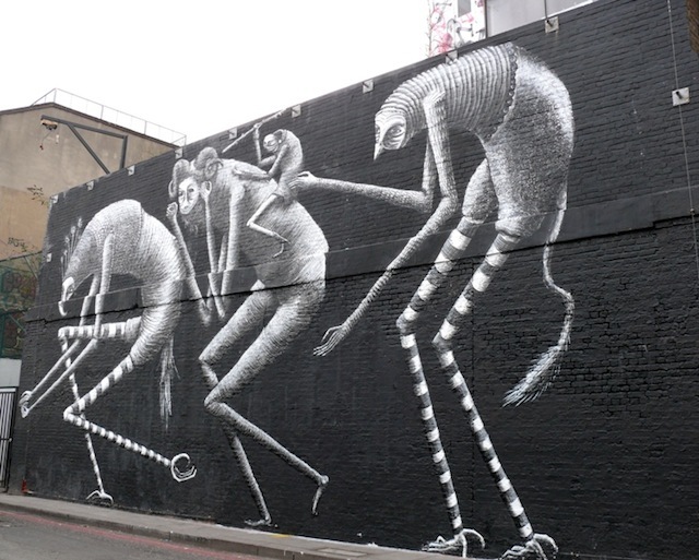 Street Art: Phlegm Paints Up Village Underground