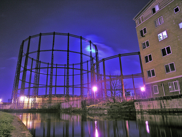 Bethnal Green gas holders by Dave Gorman