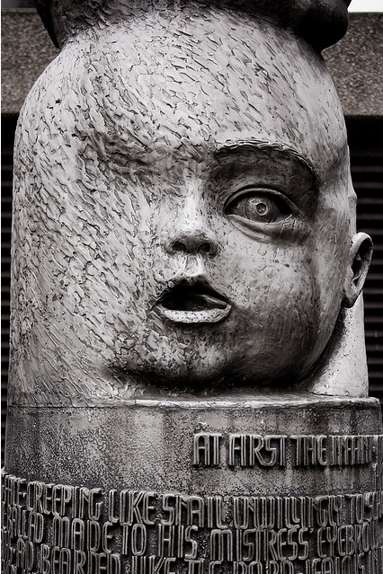 Sculpture by Richard Kindersley on Blackfriars Road, 2008 by Another Partial Success