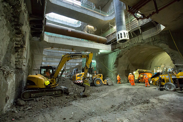 The shaft at Stepney Green.