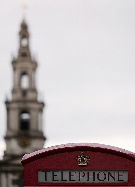 Telephone box, Strand by markdbaynham