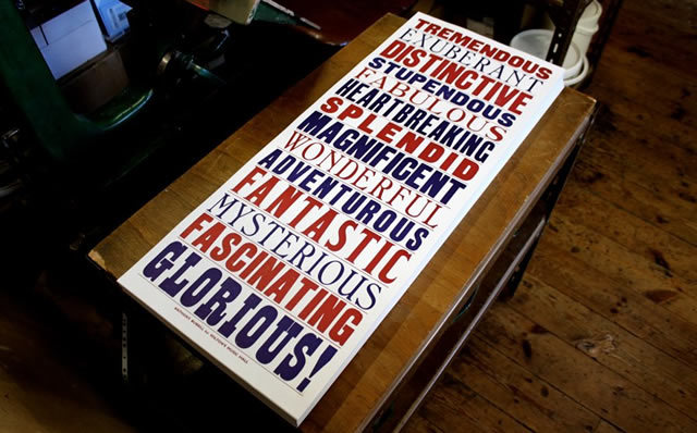 Anthony Burrill's Wilton's Print 