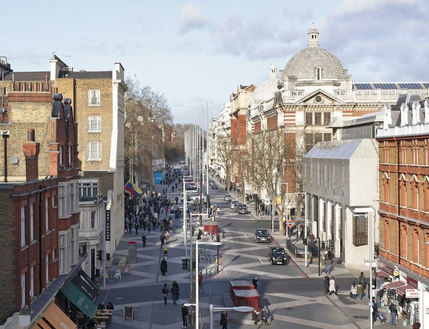 Exhibition Road Designed by Dixon Jones / The Royal Borough of Kensington and Chelsea. Image courtesy Design Museum