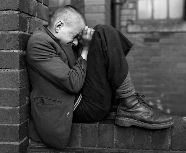 Chris Killip Youth on Wall, Jarrow, Tyneside, 1976 © Chris Killip Courtesy of the artist and The Photographers’ Gallery, London