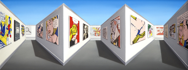 The Joy of Roy © Patrick Hughes, courtesy Flowers Gallery, London